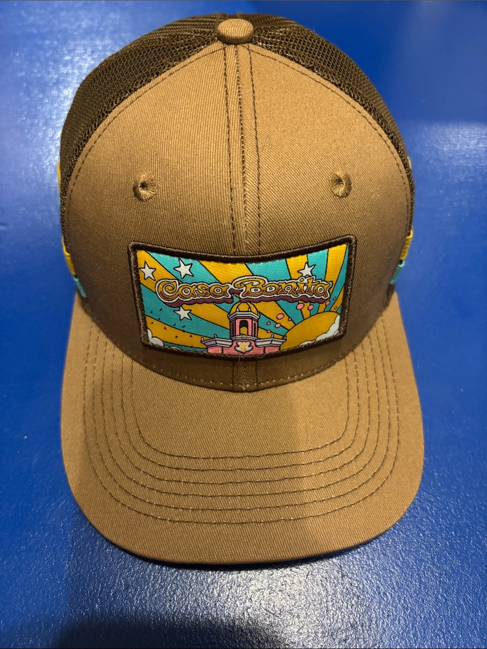 Casa Bonita Brown Front Range Structured Snapback Hat Colorado